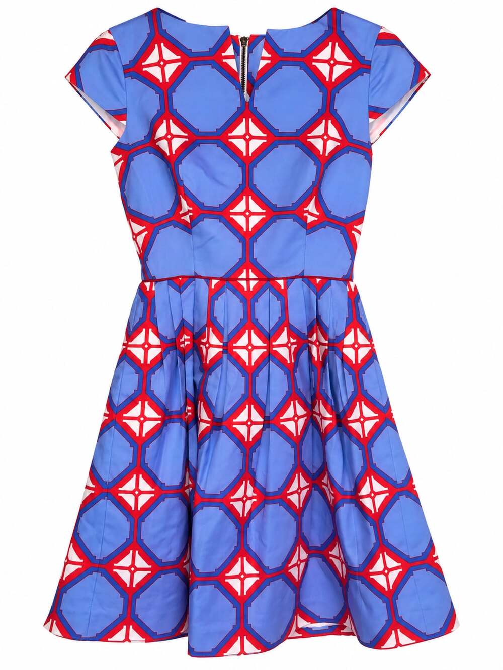 Elizabeth McKay Geometric Print Dress Size 2